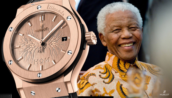 HUBLOT 宇舶錶向南非黑人總統曼德拉致敬